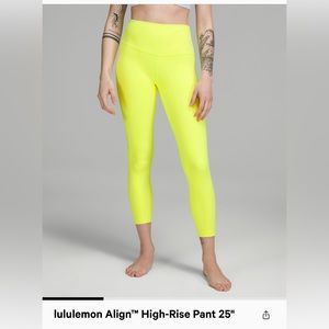 Lululemon Align High Rise Pant 25”